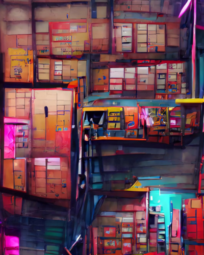 Warehouse Has Lot Boxes Racks With Boxes Warehouse Accounting Storage Abstract Cargo Delivery Concept Illustration 1